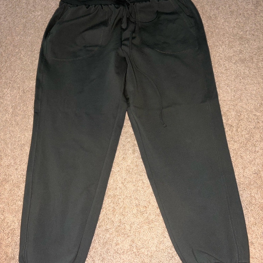 Rachel Zoe Black Drawstring Jogger Jumpsuit